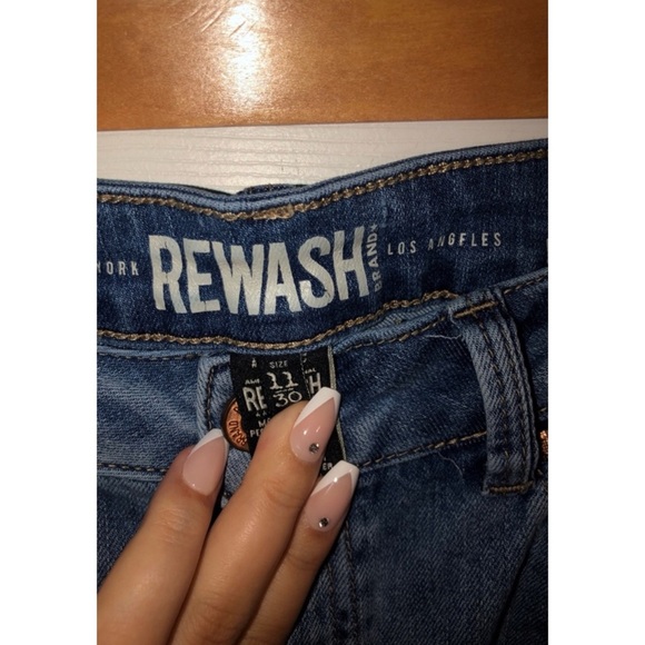 REWASH High Rise 90s Mom Jean - Picture 3 of 3